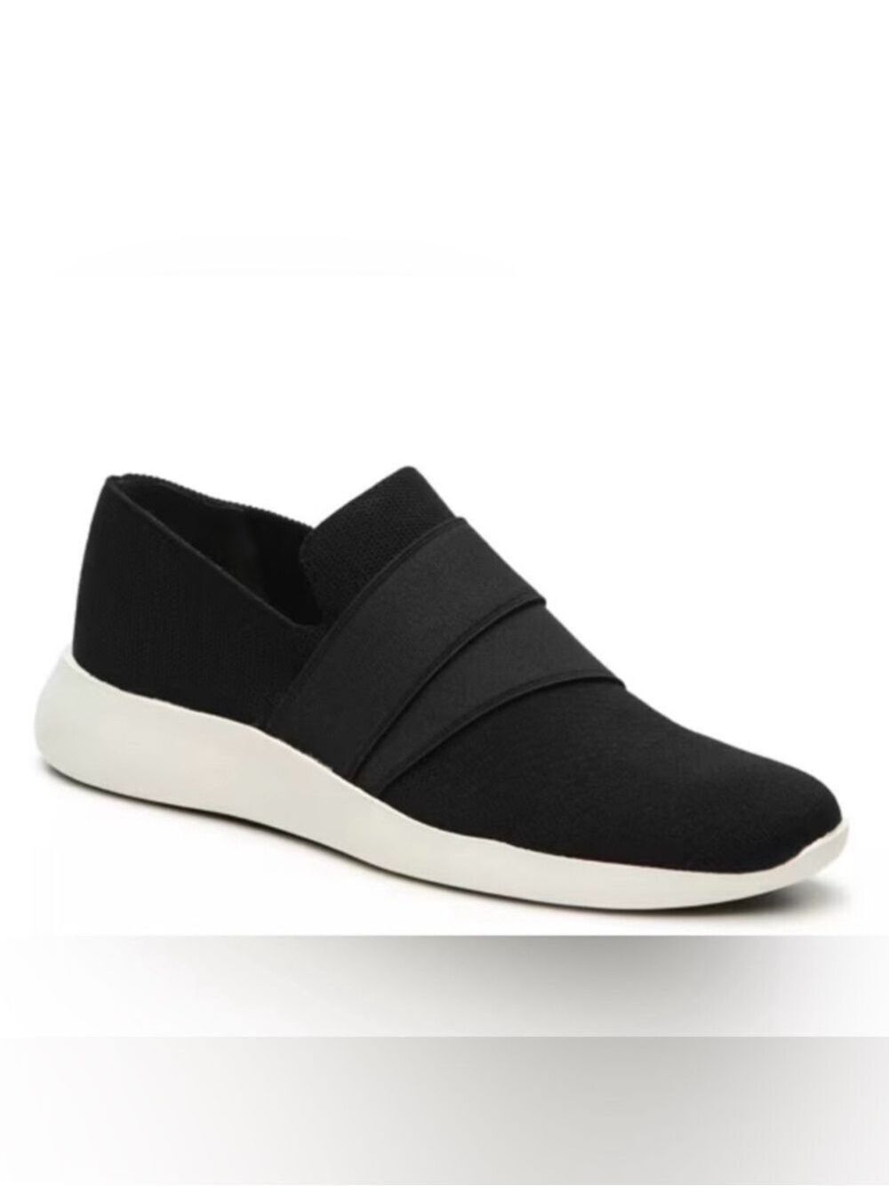 Vince Aston Black Slip-On canvas casual classic Sneakers size 8
